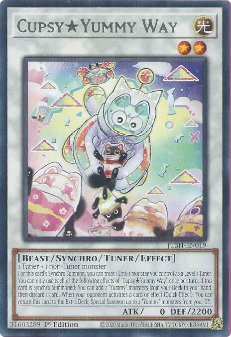 CupsyYummy Way [JUSH-EN019] Rare Yu-Gi-Oh!