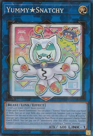 YummySnatchy (CR) [JUSH-EN022] Collector's Rare Yu-Gi-Oh!