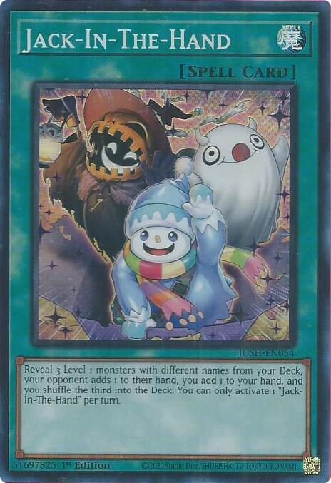 Jack-In-The-Hand (Super Rare) [JUSH-EN054] Super Rare Yu-Gi-Oh!