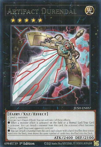 Artifact Durendal [JUSH-EN057] Rare Yu-Gi-Oh!