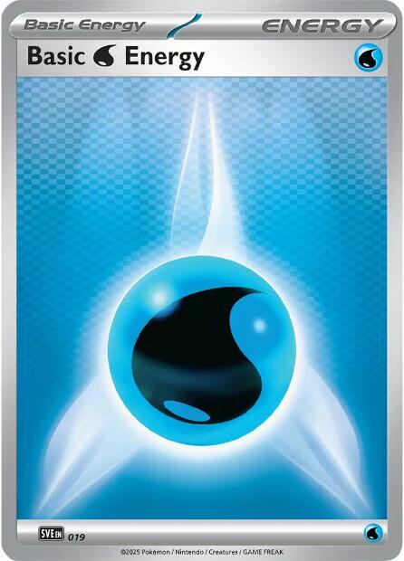 Basic Water Energy (019) [Scarlet & Violet: Black Bolt] Pokémon