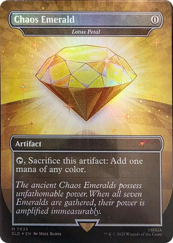 Chaos Emerald - Lotus Petal (7035) [Secret Lair Drop Series] Magic: The Gathering