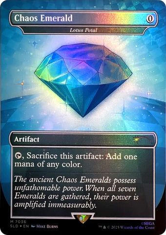 Chaos Emerald - Lotus Petal (7036) [Secret Lair Drop Series] Magic: The Gathering