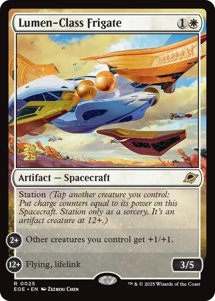Lumen-Class Frigate [Edge of Eternities Prerelease Promos] Magic: The Gathering