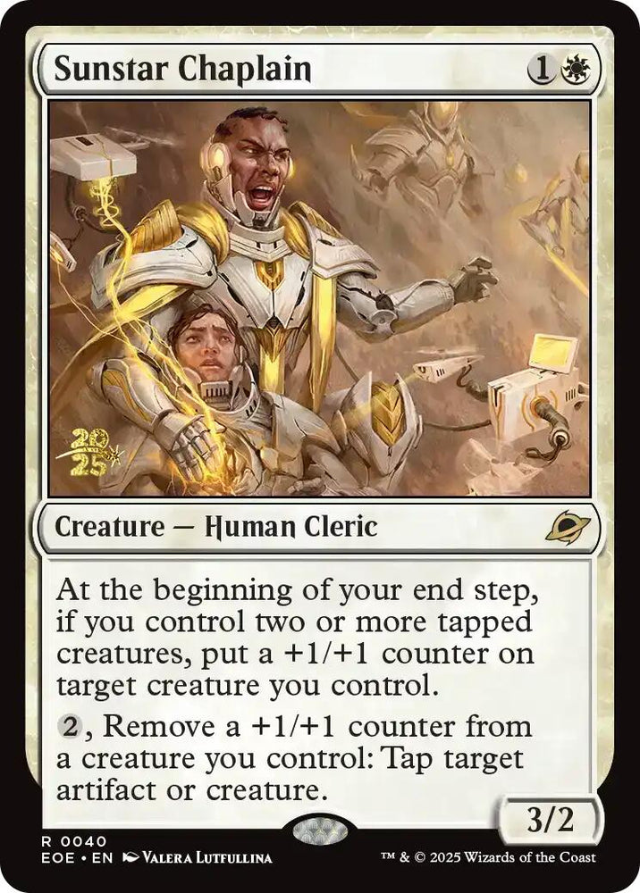 Sunstar Chaplain [Edge of Eternities Prerelease Promos] Magic: The Gathering