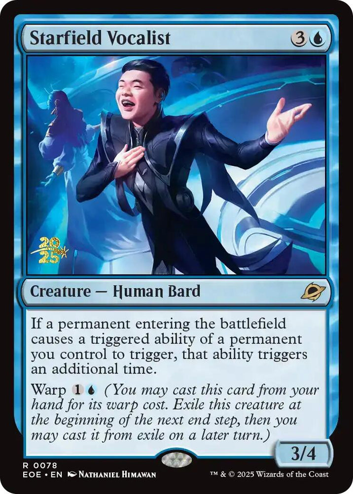 Starfield Vocalist [Edge of Eternities Prerelease Promos] Magic: The Gathering