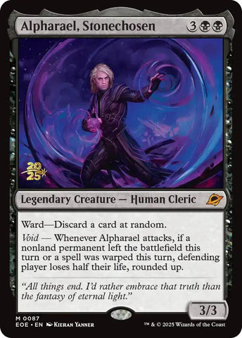 Alpharael, Stonechosen [Edge of Eternities Prerelease Promos] Magic: The Gathering