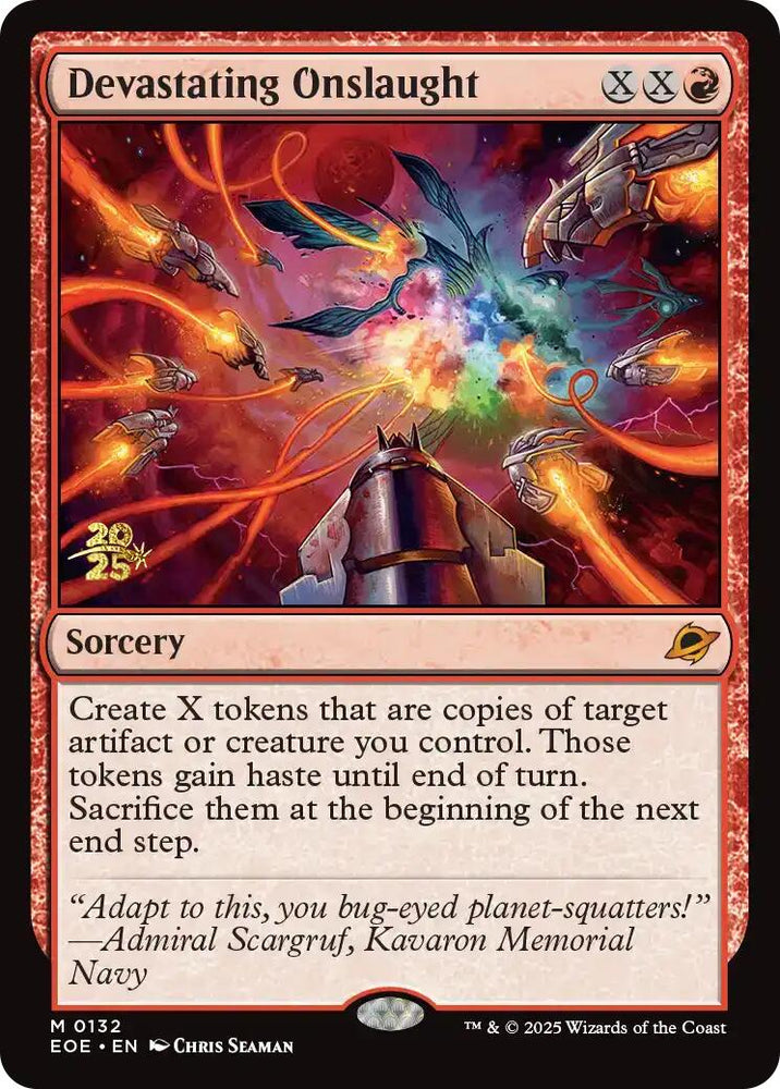 Devastating Onslaught [Edge of Eternities Prerelease Promos] Magic: The Gathering