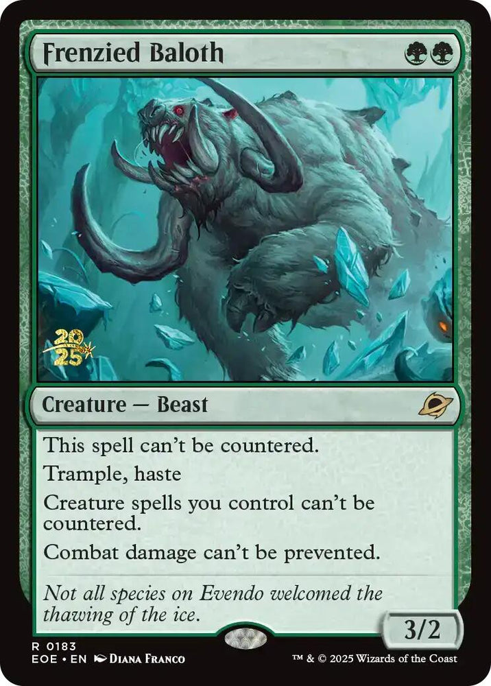 Frenzied Baloth [Edge of Eternities Prerelease Promos] Magic: The Gathering
