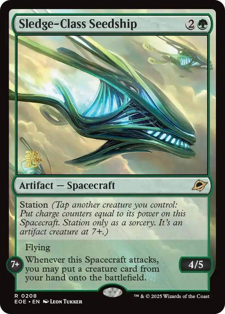 Sledge-Class Seedship [Edge of Eternities Prerelease Promos] Magic: The Gathering