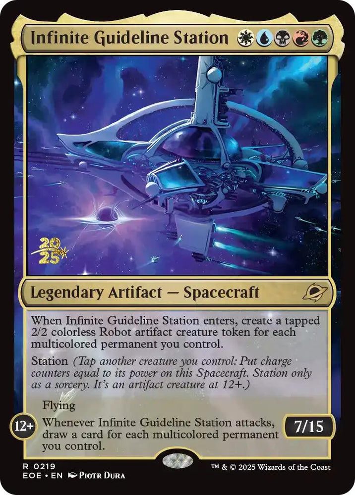 Infinite Guideline Station [Edge of Eternities Prerelease Promos] Magic: The Gathering