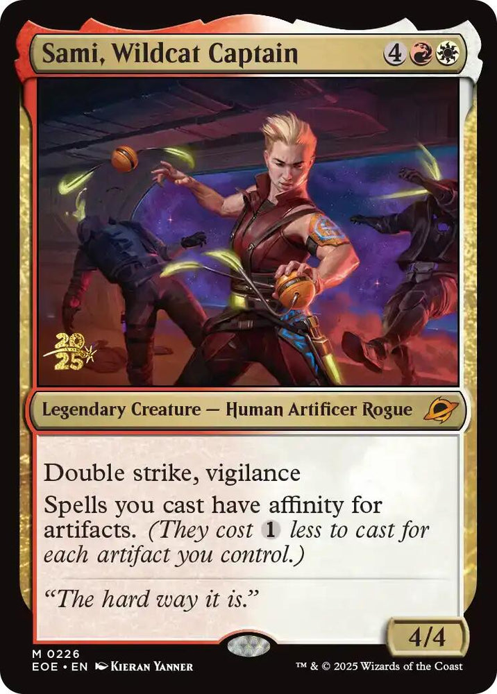 Sami, Wildcat Captain [Edge of Eternities Prerelease Promos] Magic: The Gathering