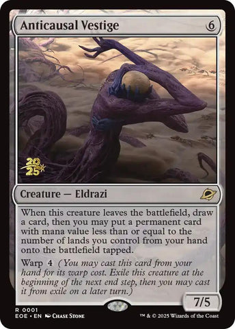 Anticausal Vestige [Edge of Eternities Prerelease Promos] Magic: The Gathering
