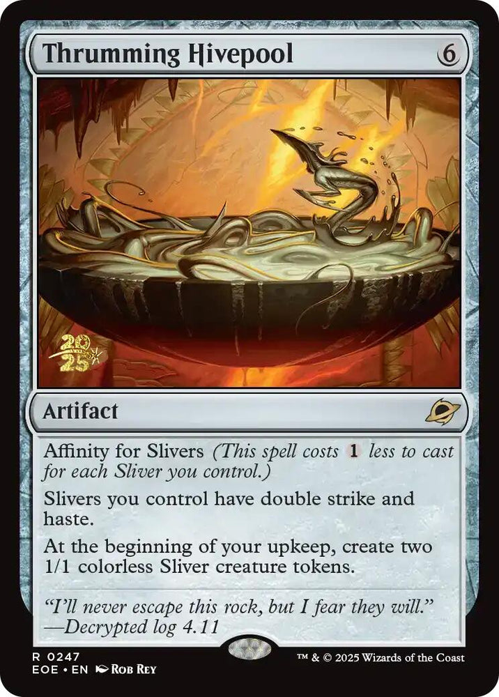 Thrumming Hivepool [Edge of Eternities Prerelease Promos] Magic: The Gathering