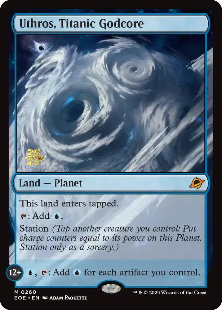 Uthros, Titanic Godcore [Edge of Eternities Prerelease Promos] Magic: The Gathering