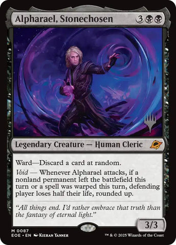 Alpharael, Stonechosen [Edge of Eternities Promo Pack] Magic: The Gathering
