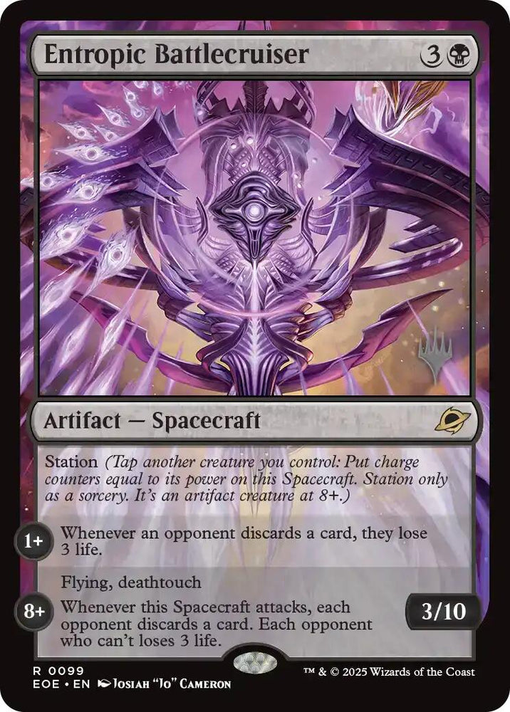 Entropic Battlecruiser (Promo Pack) [Edge of Eternities Promo Pack] Magic: The Gathering