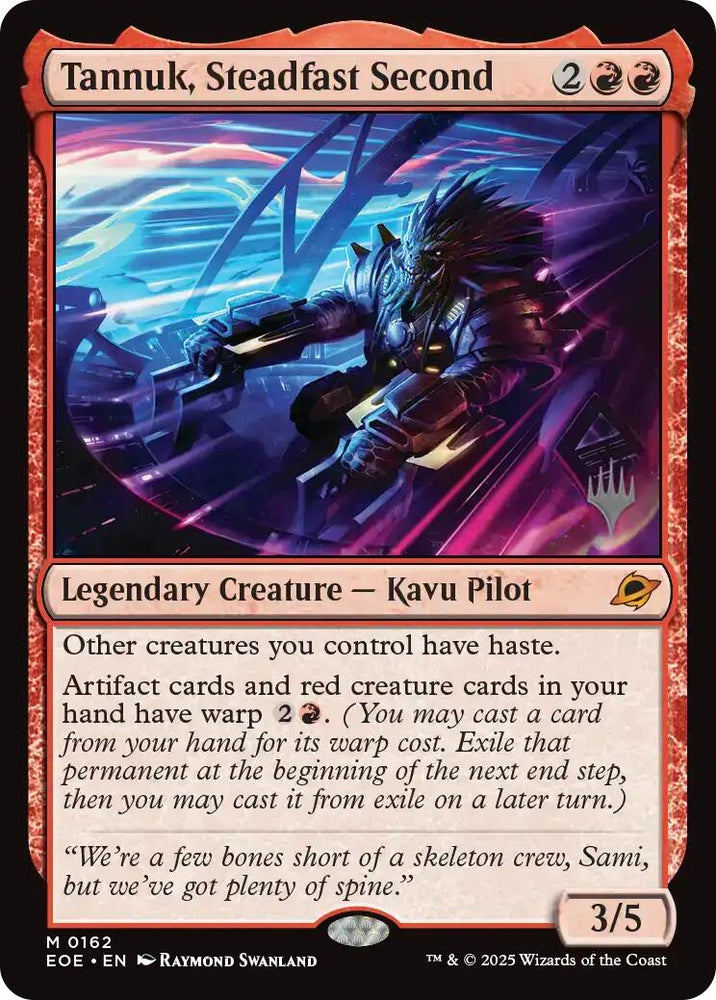 Tannuk, Steadfast Second (Promo Pack) [Edge of Eternities Promo Pack] Magic: The Gathering