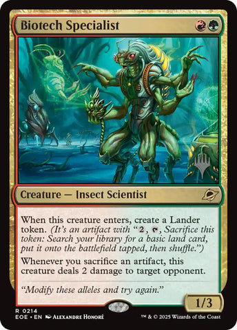 Biotech Specialist [Edge of Eternities Promo Pack] Magic: The Gathering