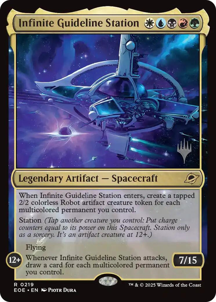 Infinite Guideline Station (Promo Pack) [Edge of Eternities Promo Pack] Magic: The Gathering