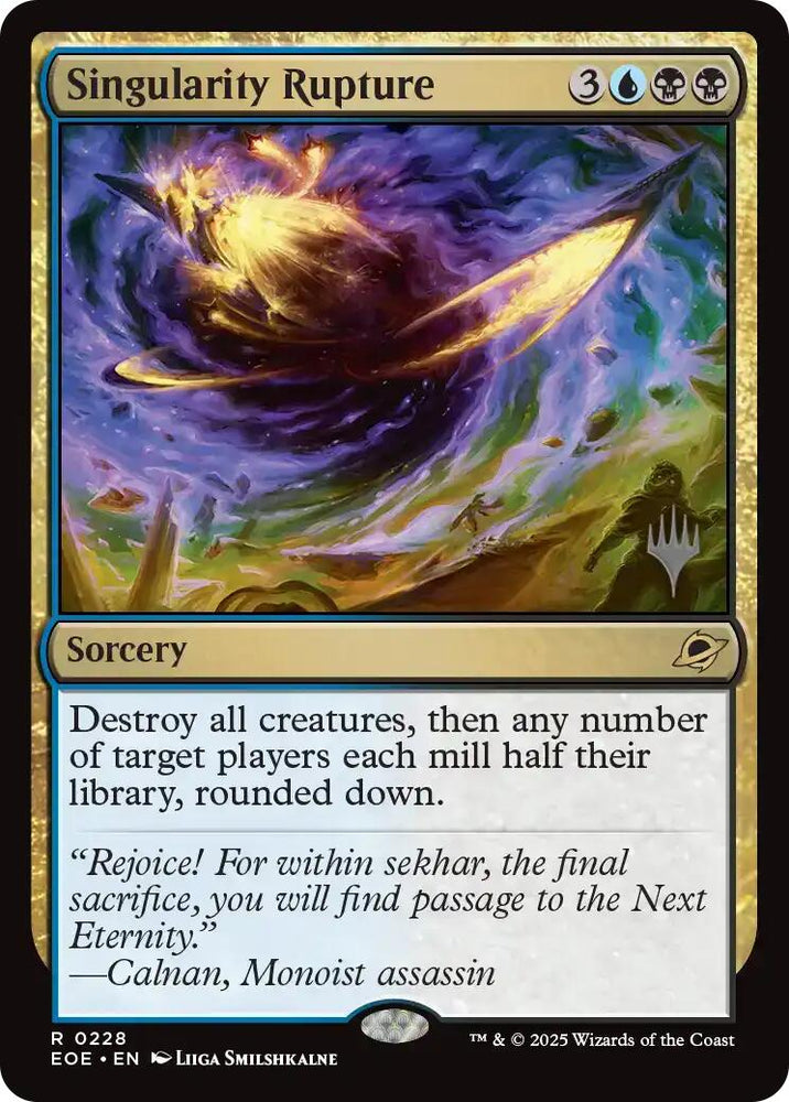 Singularity Rupture (Promo Pack) [Edge of Eternities Promo Pack] Magic: The Gathering