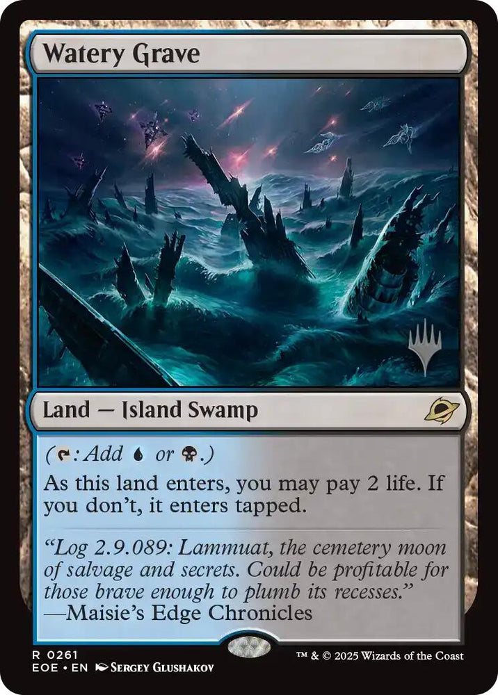 Watery Grave (Promo Pack) [Edge of Eternities Promo Pack] Magic: The Gathering