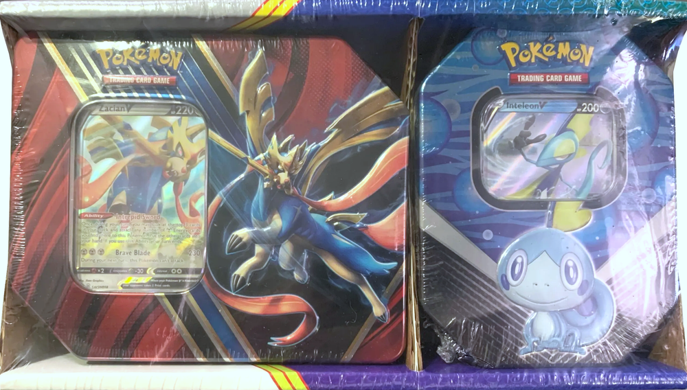 Legends of Galar/Galar Partners - 2-Pack Tin (Zacian V & Inteleon V) Pokémon