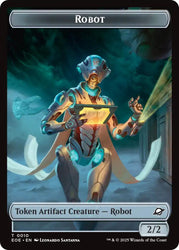 Robot // Lander (0008) Double-Sided Token [Edge of Eternities Tokens] Magic: The Gathering