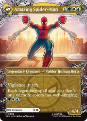 Peter Parker (0208) (Borderless) [Marvel's Spider-Man] Magic: The Gathering