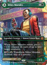 Miles Morales (0200) (Borderless) [Marvel's Spider-Man] Magic: The Gathering