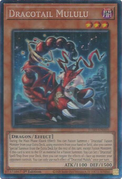 Dracotail Mululu (CR) [JUSH-EN005] Collector's Rare Yu-Gi-Oh!