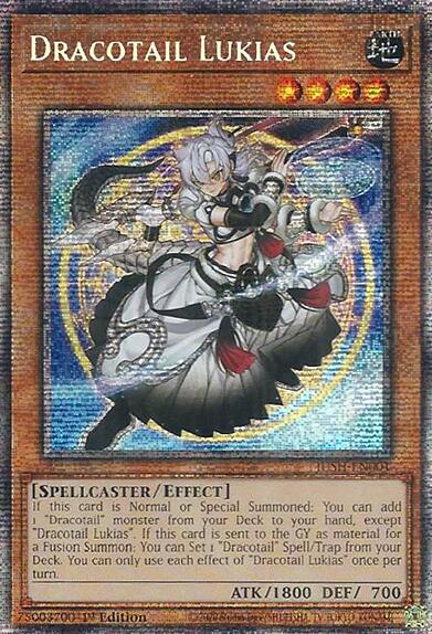 Dracotail Lukias (Starlight Rare) [JUSH-EN001] Starlight Rare Yu-Gi-Oh!