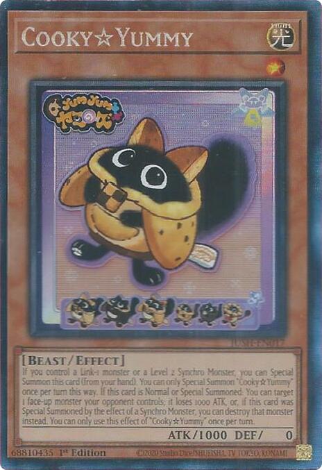 Cooky Yummy (CR) [JUSH-EN017] Collector's Rare Yu-Gi-Oh!