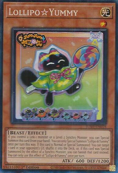 LollipoYummy (CR) [JUSH-EN018] Collector's Rare Yu-Gi-Oh!