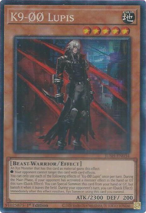 K9-00 Lupis (CR) [JUSH-EN034] Collector's Rare Yu-Gi-Oh!