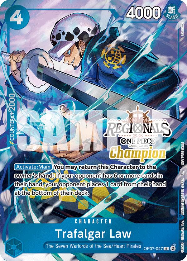 Trafalgar Law (Offline Regional Champion Card Set 2025 Vol.2) [One Piece Promotion Cards] Bandai