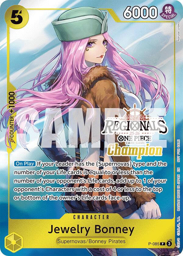 Jewelry Bonney (Offline Regional Champion Card Set 2025 Vol.2) [One Piece Promotion Cards] Bandai