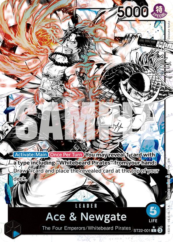 Ace & Newgate (Parallel) [Starter Deck: Ace & Newgate] Bandai