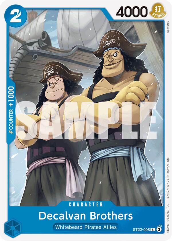 Decalvan Brothers [Starter Deck: Ace & Newgate] Bandai