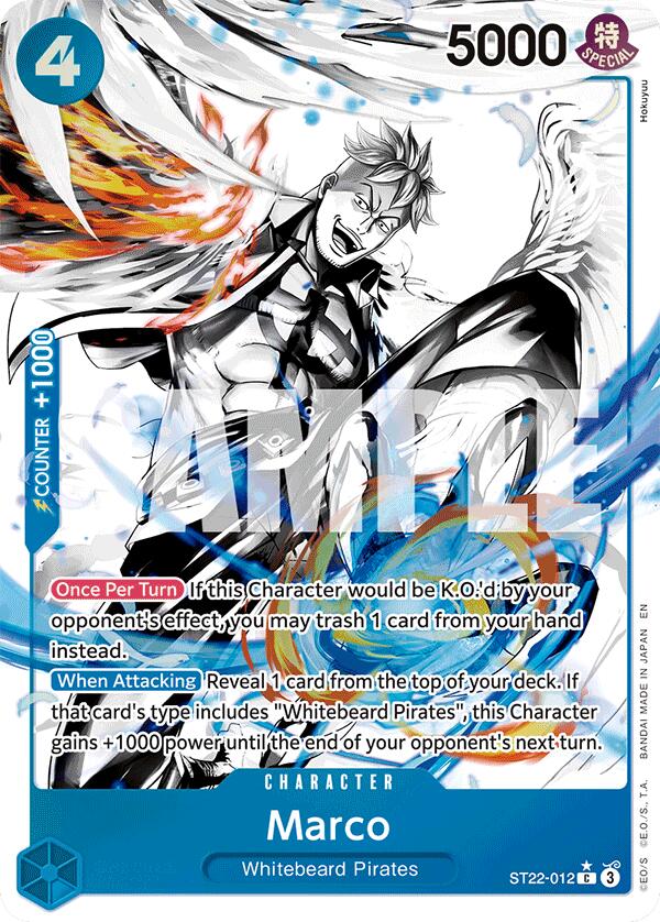 Marco (Parallel) [Starter Deck: Ace & Newgate] Bandai