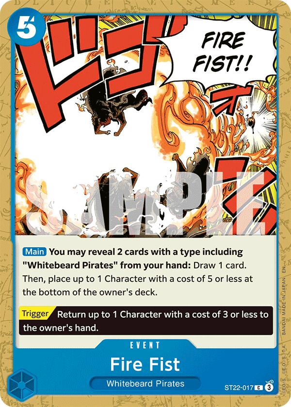 Fire Fist [Starter Deck: Ace & Newgate] Bandai