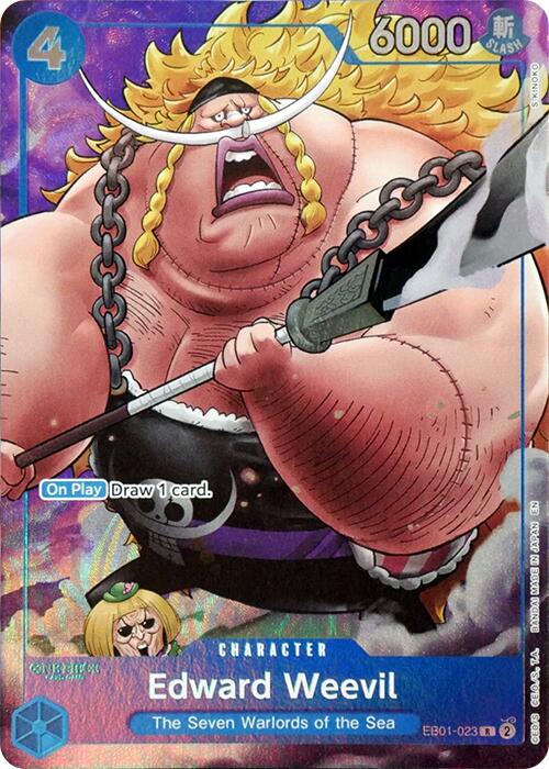 Edward Weevil (Seven Warlords of the Sea Binder Set) [One Piece Promotion Cards] Bandai