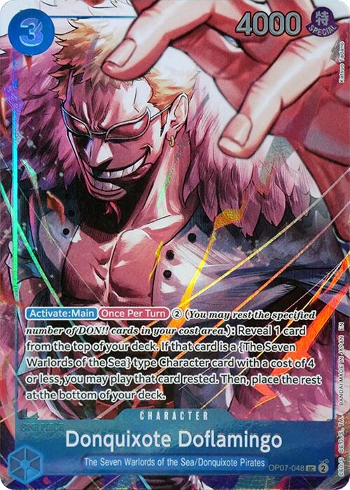 Donquixote Doflamingo (Seven Warlords of the Sea Binder Set) [One Piece Promotion Cards] Bandai