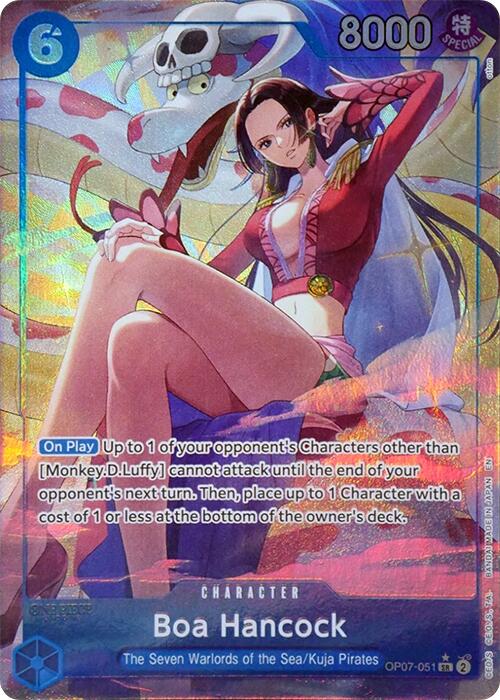 Boa Hancock (Seven Warlords of the Sea Binder Set) (Alternate Art) [One Piece Promotion Cards] Bandai