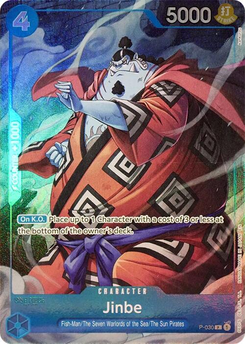 Jinbe (Seven Warlords of the Sea Binder Set) [One Piece Promotion Cards] Bandai