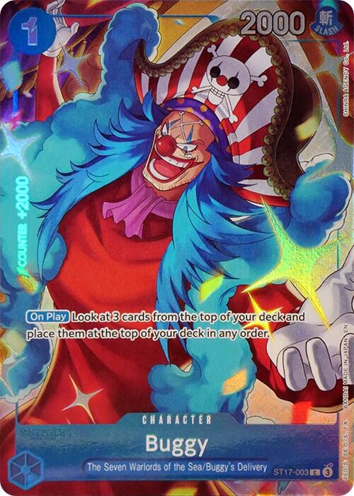 Buggy (Seven Warlords of the Sea Binder Set) [One Piece Promotion Cards] Bandai