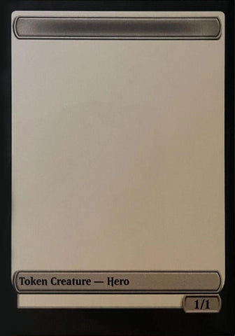 Blank Hero Token [FINAL FANTASY Tokens] Magic: The Gathering