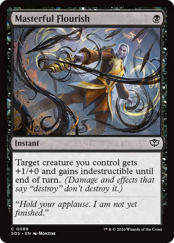 Masterful Flourish [Secrets of Strixhaven] Magic: The Gathering