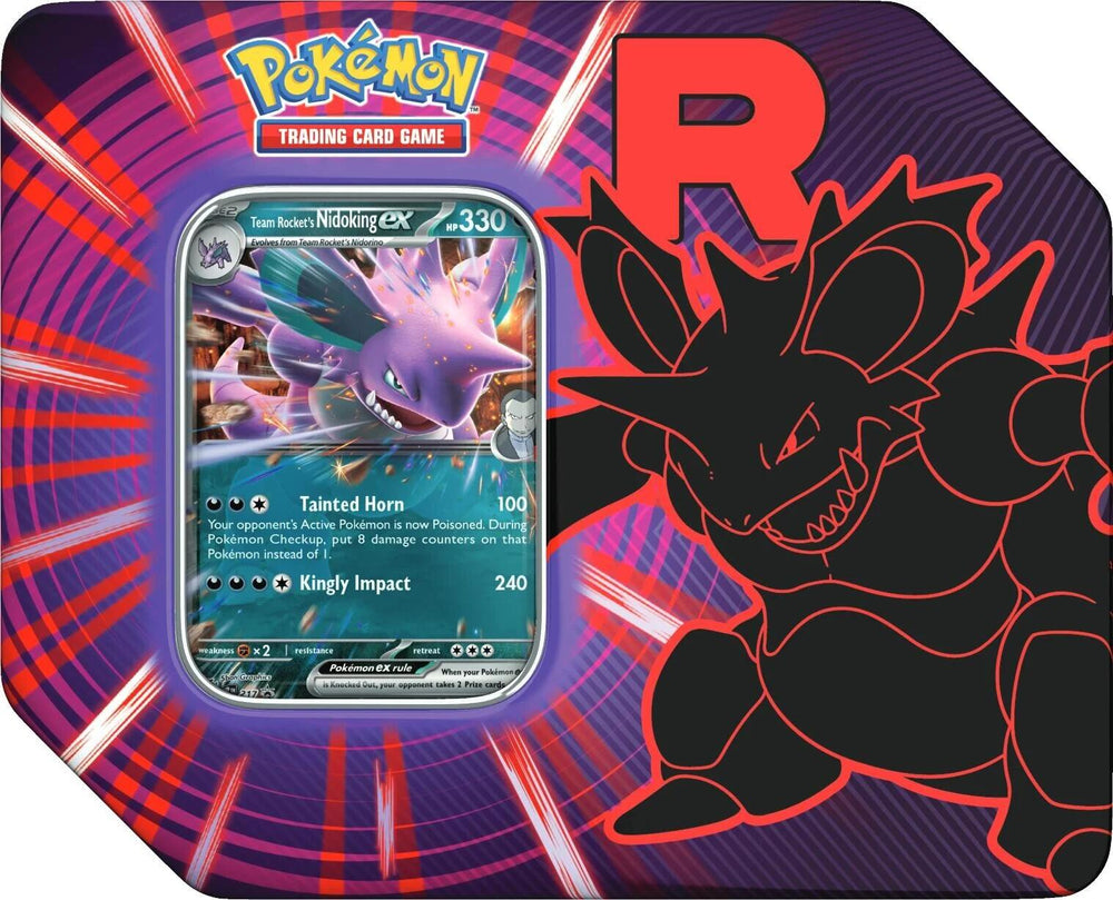 Team Rocket Tin (Team Rocket's Nidoking ex) Pokémon