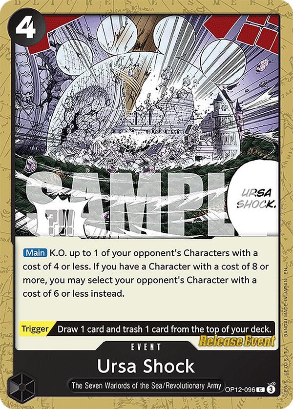 Ursa Shock [Legacy of the Master Release Event Cards] Bandai
